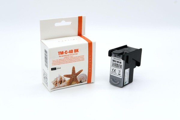 Patrone zu Canon PG-40 black, kompatibel/alternativ Druckerpatrone
