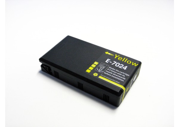 Patrone zu Epson T7024XL yellow, kompatibel/alternativ Druckerpatrone