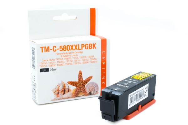 Patrone zu Canon PGI580 XXL black, kompatibel/alternativ Druckerpatrone