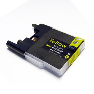 Patrone zu Brother LC1280 yellow, kompatibel/alternativ Druckerpatrone