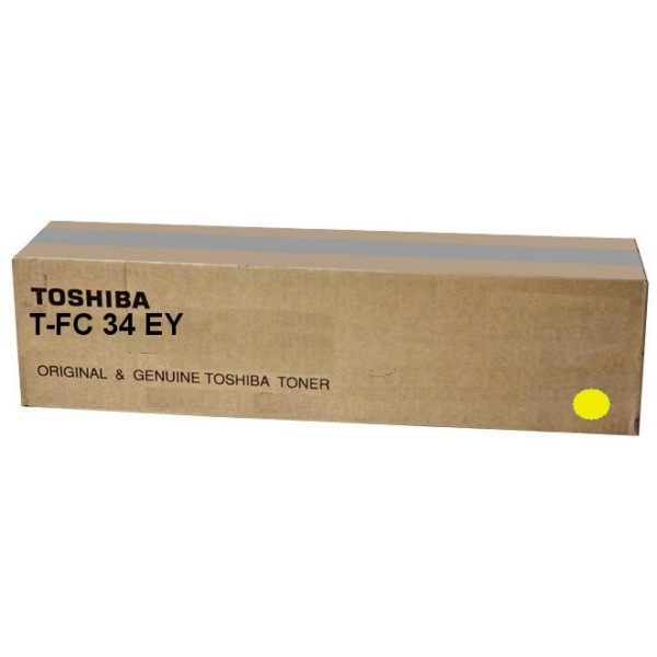 Tonerkartusche Toshiba E-Studio 287/347/407 - T-FC 34 EY yellow 6A000001525 originalverpackt, 11.500