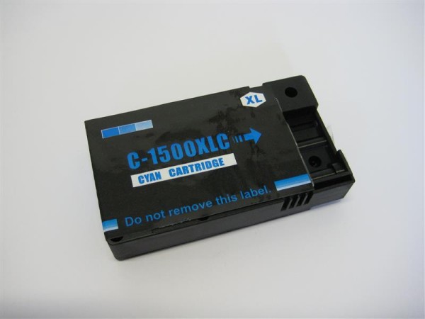 Patrone zu Canon PGI1500 XL cyan, kompatibel/alternativ Druckerpatrone