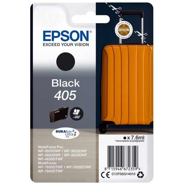 Tintenpatrone Epson T405 black / C13T05G14010 originalverpackt