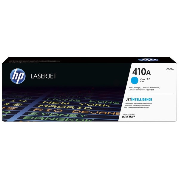 Tonerkartusche HP LaserJet color Pro M452, CF411A cyan originalverpackt